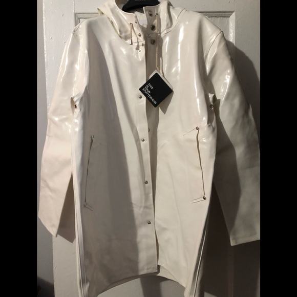 Stutterheim raincoat Mosebacke Cream - Picture 6 of 8